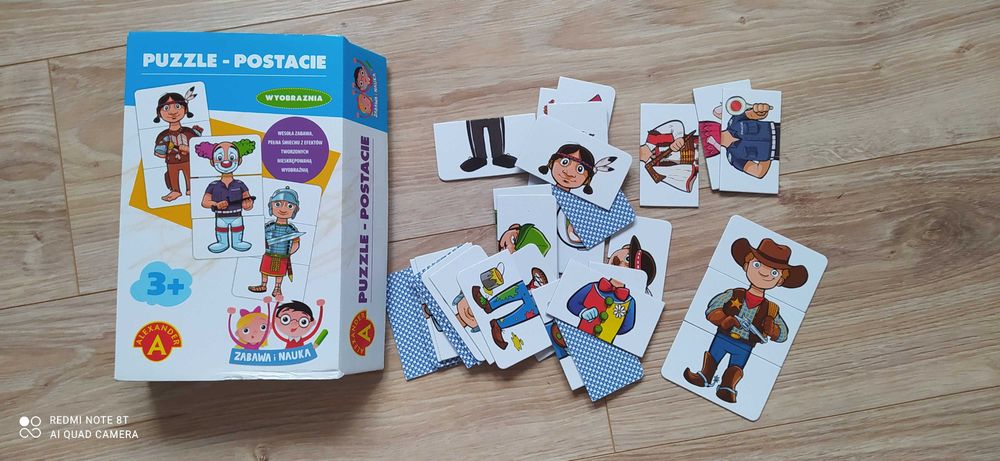 Puzzle postacie dla dzieci