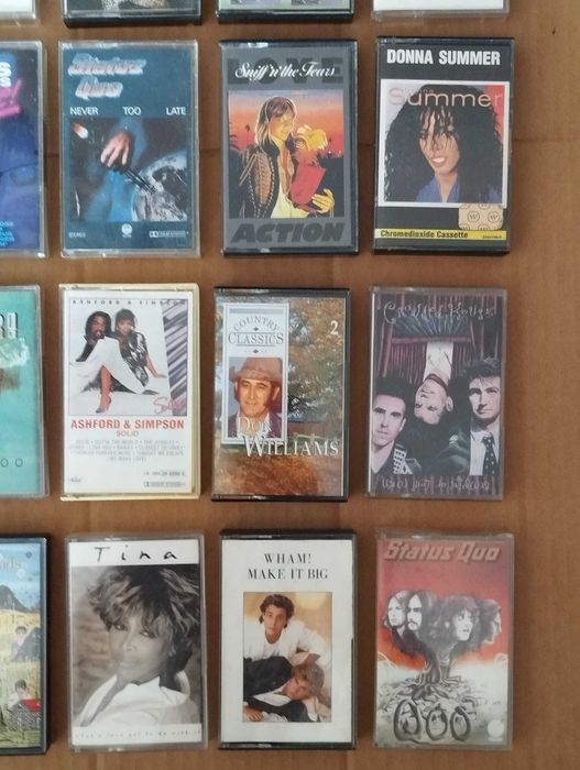 Várias Cassetes Antigas Internacionais #C01L03