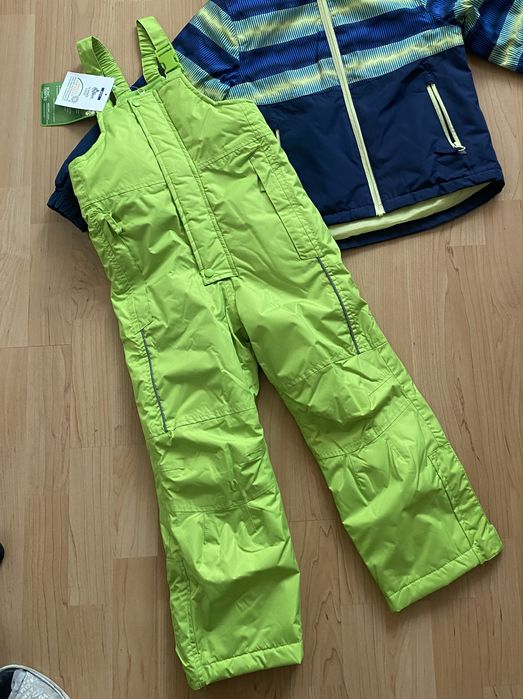 NOWE Spodnie śniegowe, narciarskie r.110-116, czapka gratis