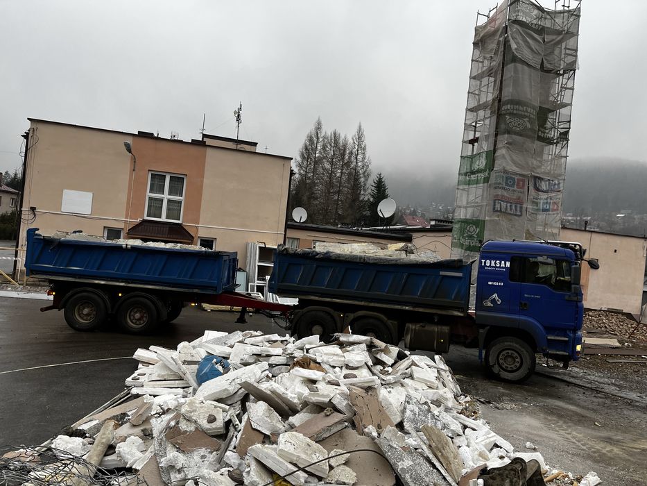 Uslugi koparka koparko-ładowarka