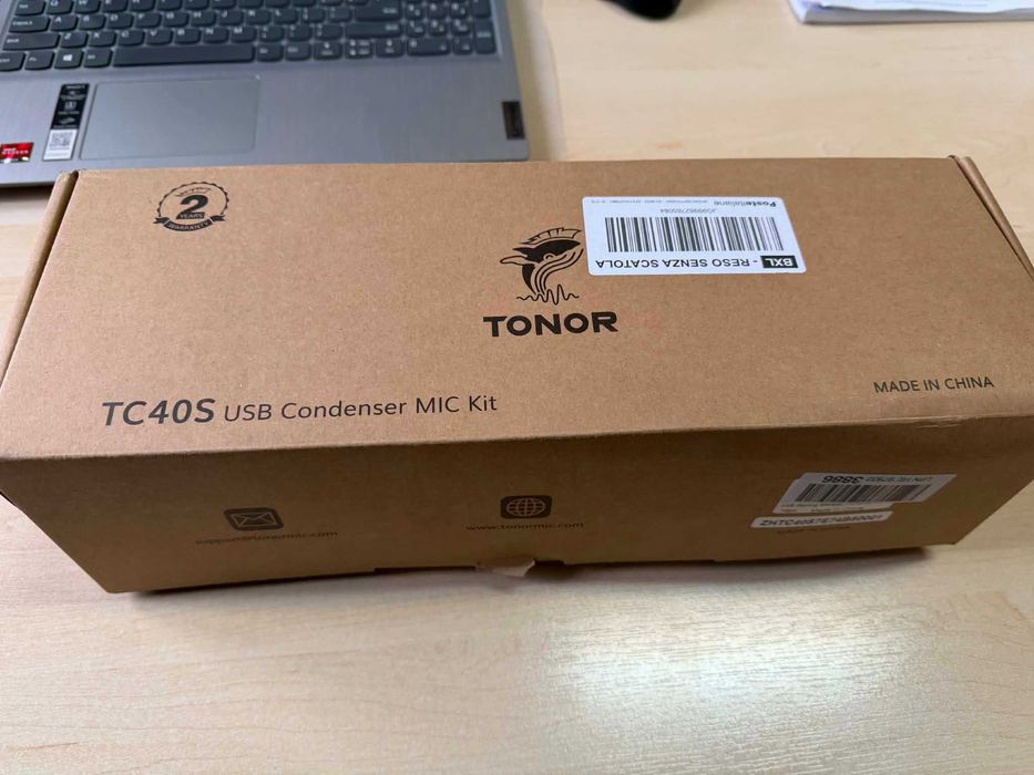 Mikrofon USB TONOR TC40S – zestaw studyjny | ramię, kosz, pop filtr