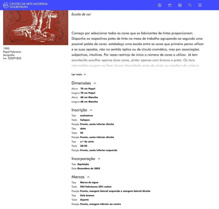 Serigrafia Pedro Calapez