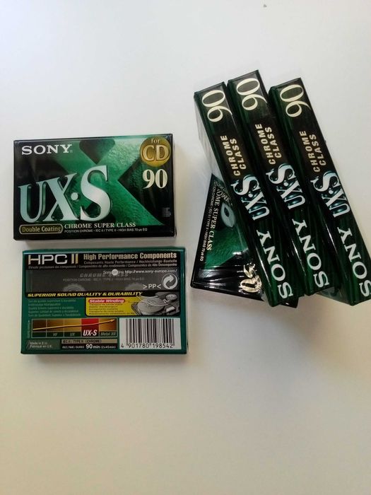 Audio Cassete SONY Ux-s 90. Selados