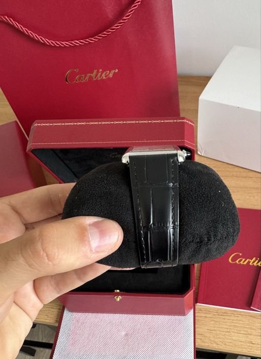 Relogio Cartier Tank Must -  Preto