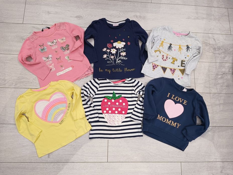 37 sztuk! Zestaw dla dziewczynki rozmiar 92