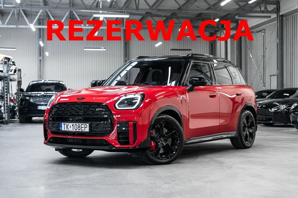 MINI Countryman JCW ALL4 300KM. 1 właściciel. Gwarancja 07.2029.