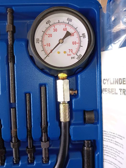 Conjunto verificação de compressão para motores diesel 70 bar