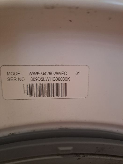 Pralka Samsung Ecobubble 6kg uszkodzona