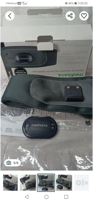 Pas do ćwiczeń elektrostymulator mięśni