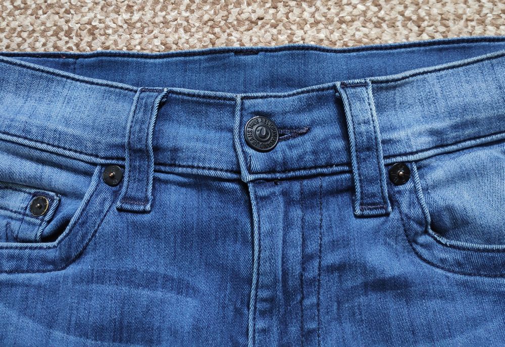 True Religion Rocco relaxed skinny джинсы made in USA оригинал W32