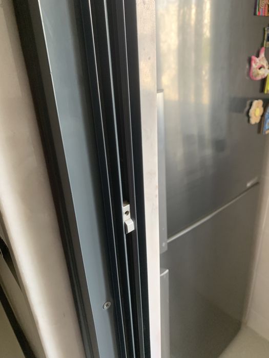 Portas de correr interiores vidro duplo cinza