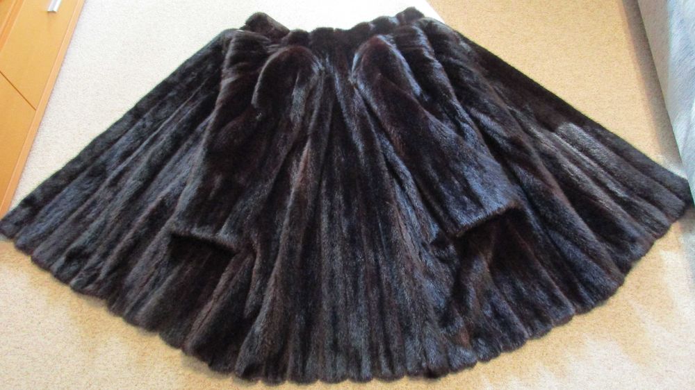 Полушубок, Норковая шуба, из натурального меха норка 50-52