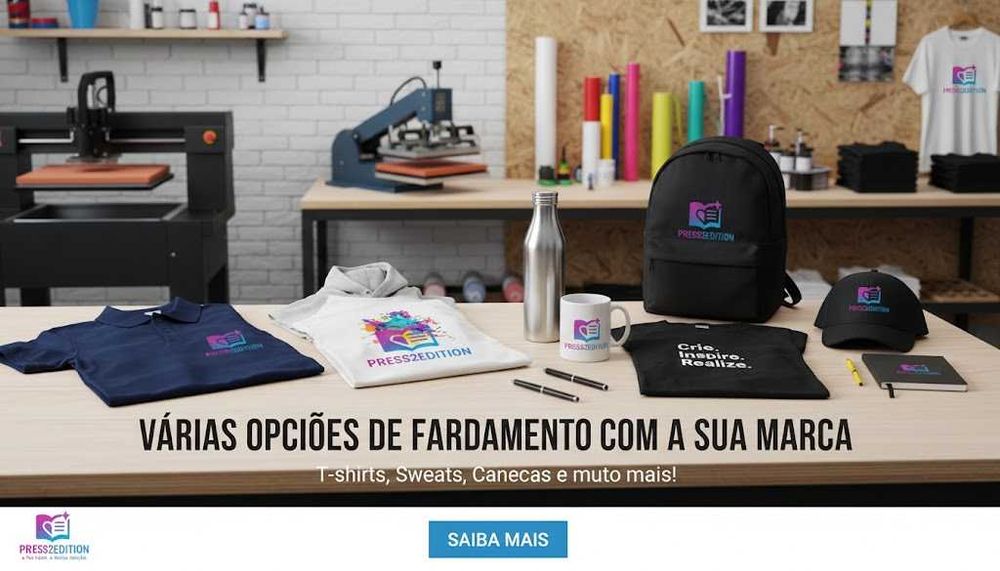 Fardamento & Brindes Personalizados | T-shirts, Sweats e Mais!64650759913091120