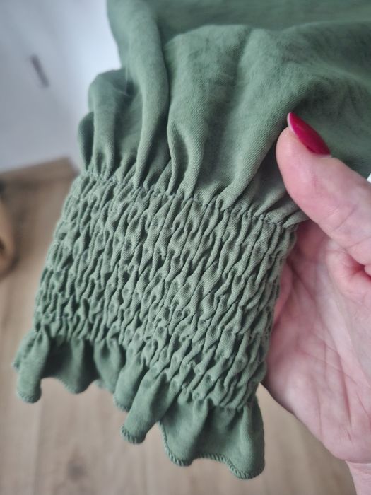 Zielona elegancka bluzka