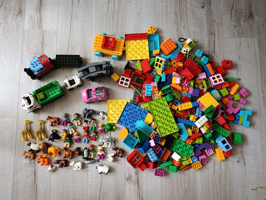 Lego Duplo 5kg w tym kolejka szynowa