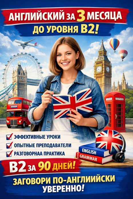Репетитор Английского !!! 600грн/60мин , экзамены, IELTS, TOEFL, онлайн +
