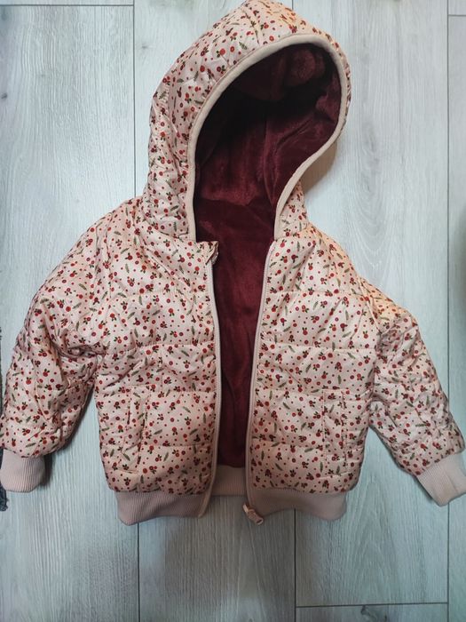 Kurtka dla dziewczynki dwustronna rozmiar 86/92