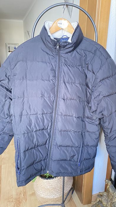 Casaco de Penas Azul