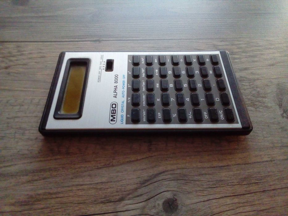kalkulator mbo alpha 8000, Made in Japan
