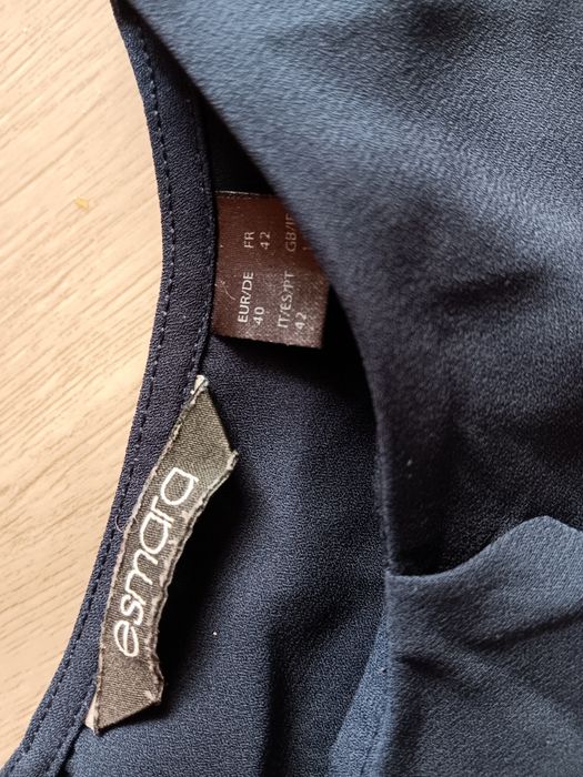 Granatowa bluzka koszula