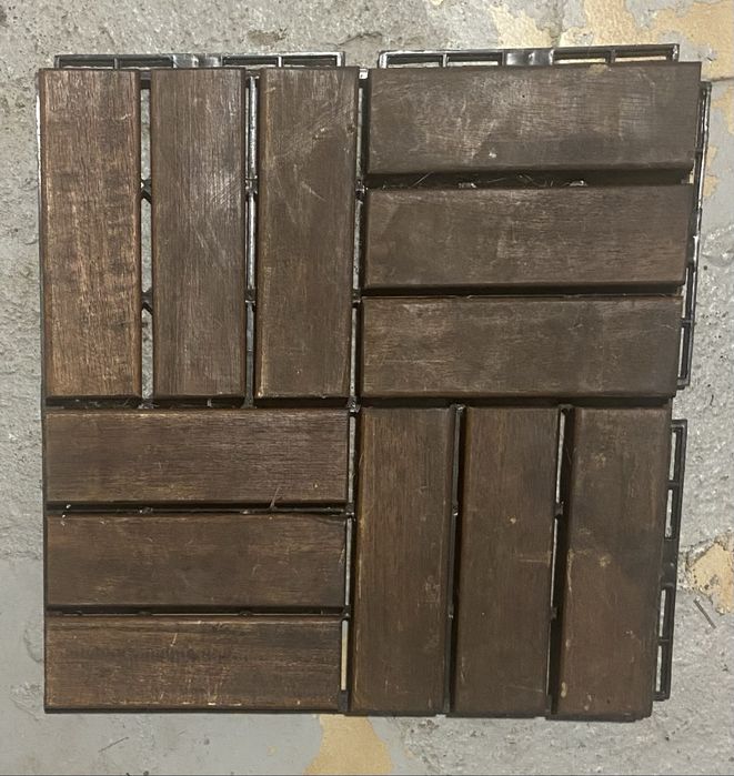 27 Peças Plastico e madeira de encaixe