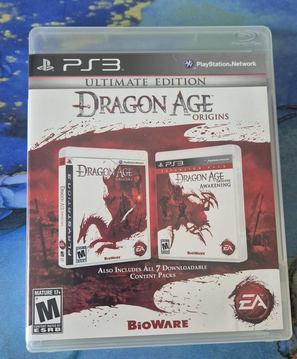 Диск з грою Dragon Age Origins Ultimate ps3 awakening всі dlc