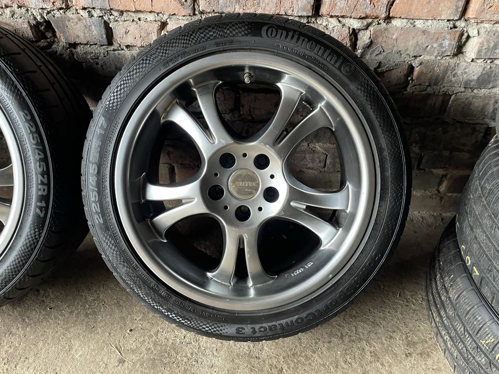 Диски Autec R17 5x108 Continental 225/45: 10 600 грн. - Колеса в зборі ...