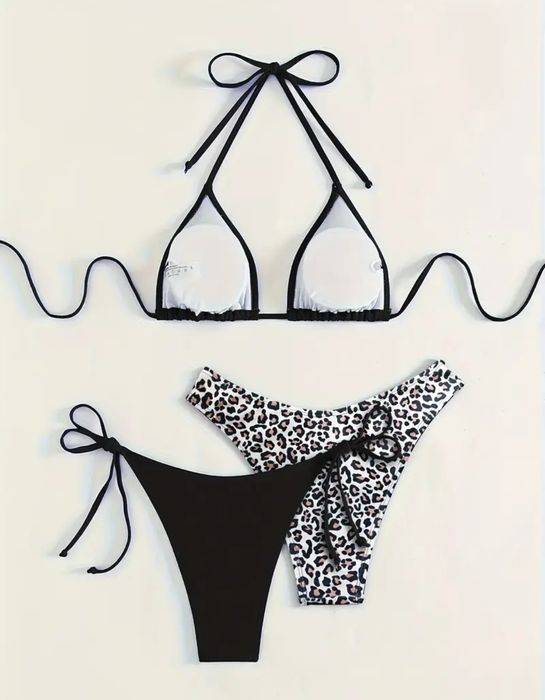 Стильний купальник трійка