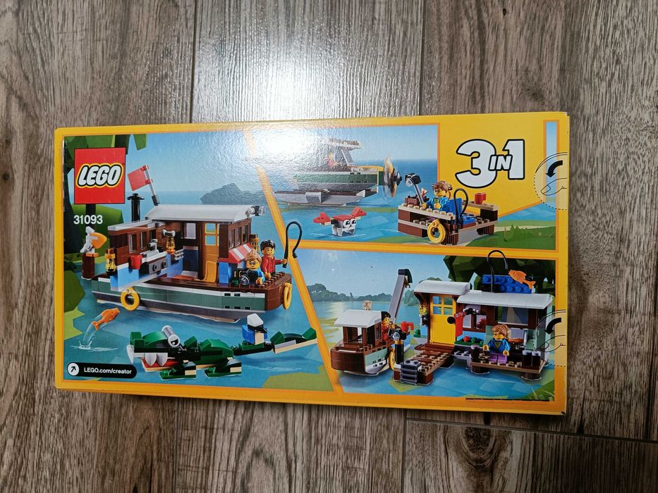 NOWE Klocki Lego 31093 Creator 3w1 - Łódź mieszkalna