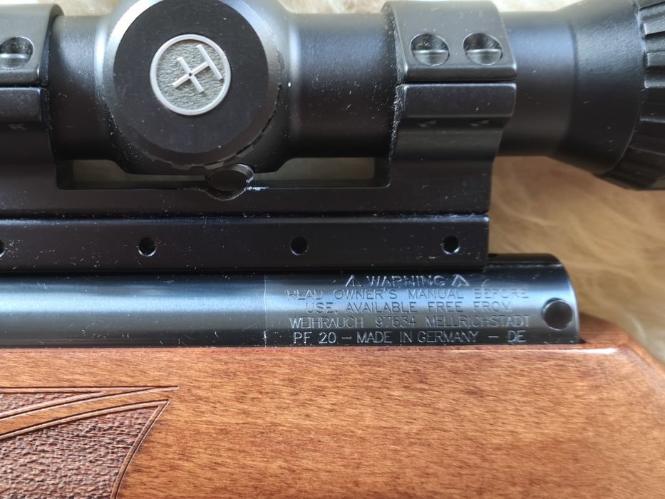 Carabina Weihrauch HW97KT (5.5mm) + Mira Hawke Frontier FFP + Extras