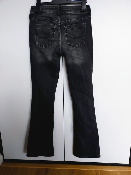Spodnie jeansy dzwony H&M r. 158