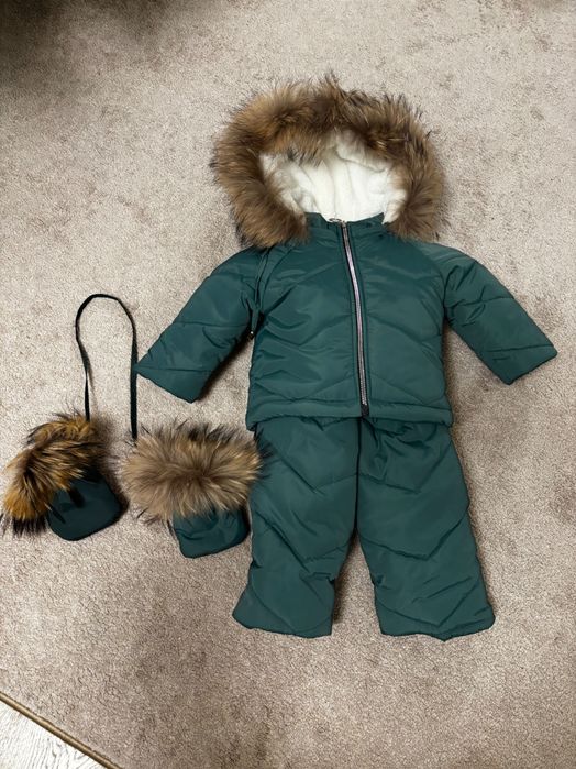 Зимовий костюм дитячий комбінезон-трансформер 3в1 (конверт) від 0 до 2