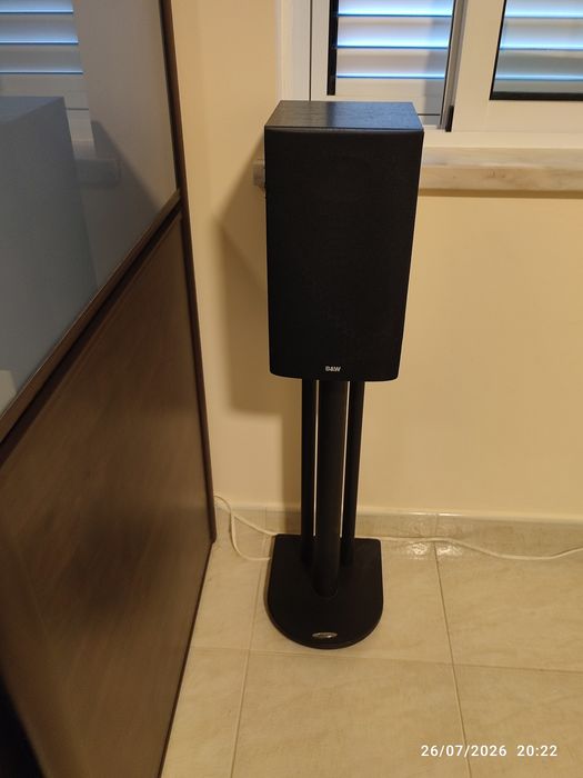 Sistema Som B &W, Sub Woofer ativo Monitor audio e Amplificador Onkyo