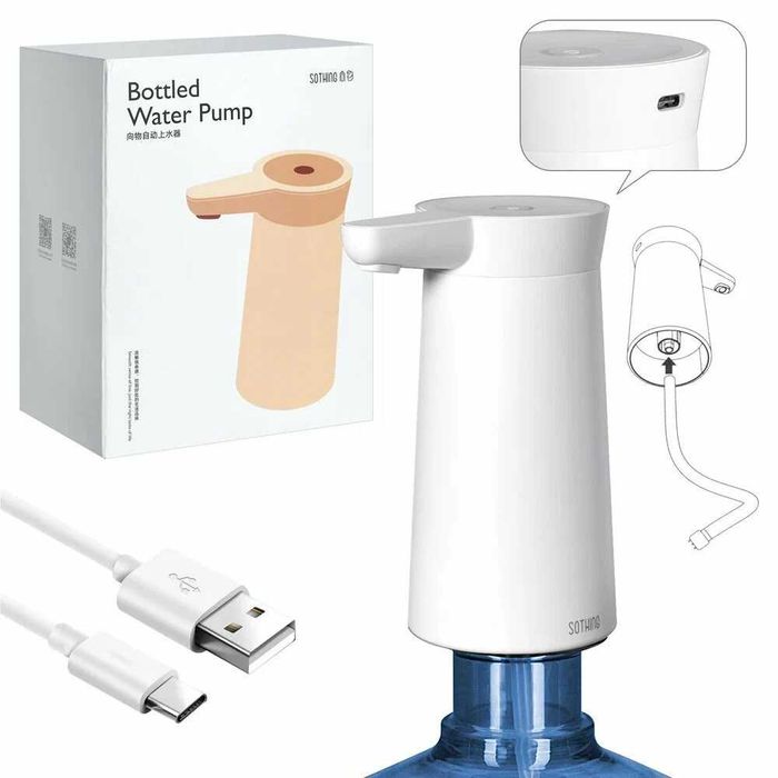 Автоматическая помпа для воды Xiaomi Sothing Bottled Water Pump (DSHJ-