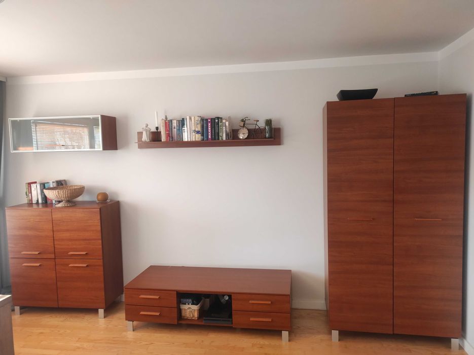 Meble do salonu – kolor wiśnia