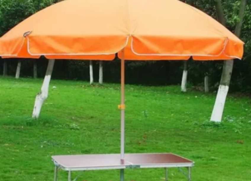 Стіл з функцією валізи з 4 стільчиками,вологостійкий,три режими висоти