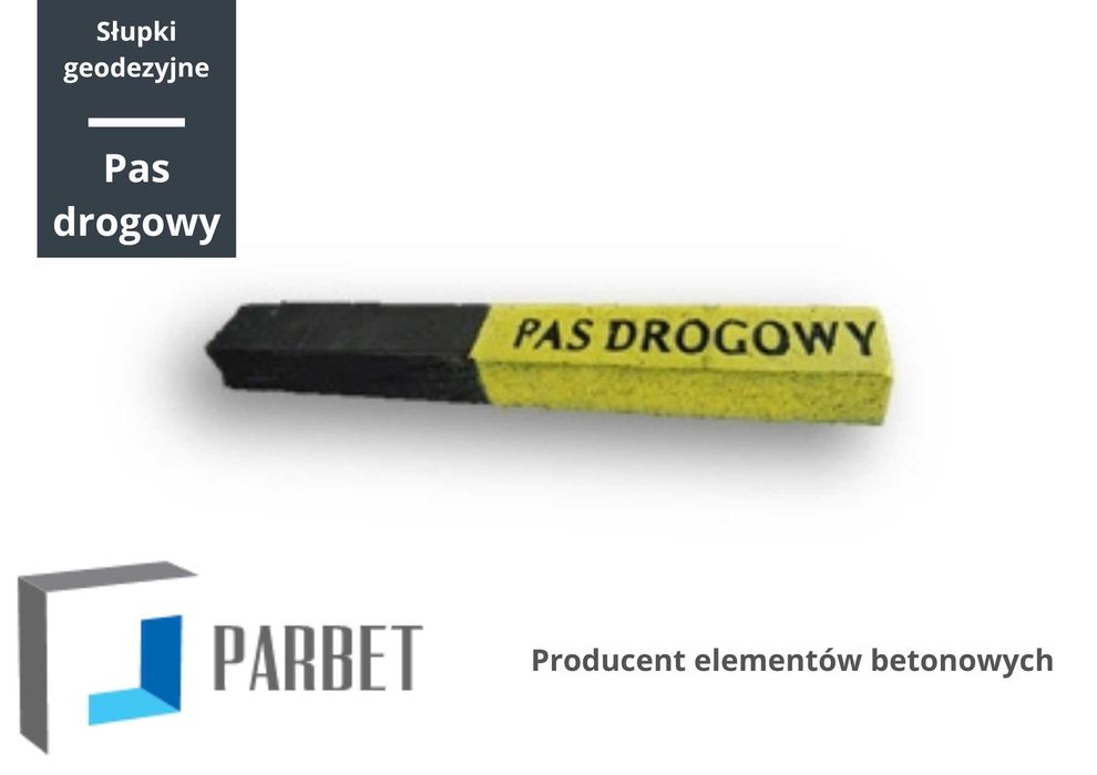 Słupek geodezyjny Pas Drogowy