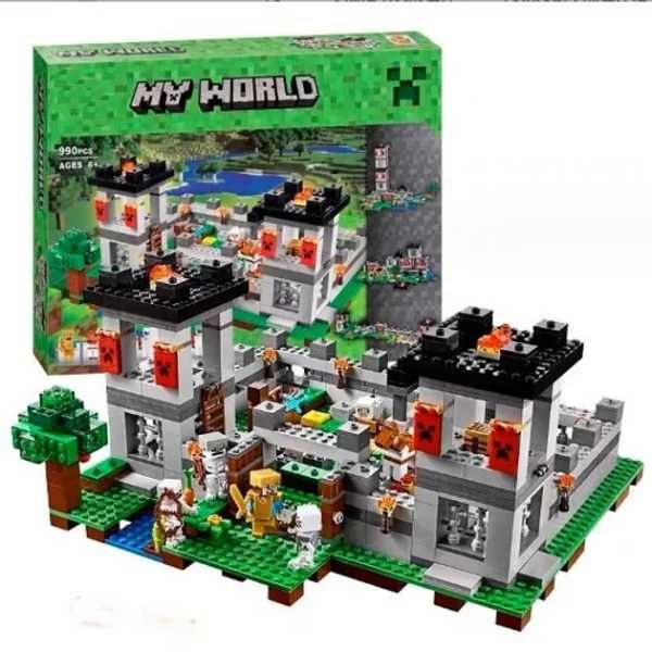 Конструктор Minecraft Фортеця 984 деталей Майнкрафт My World