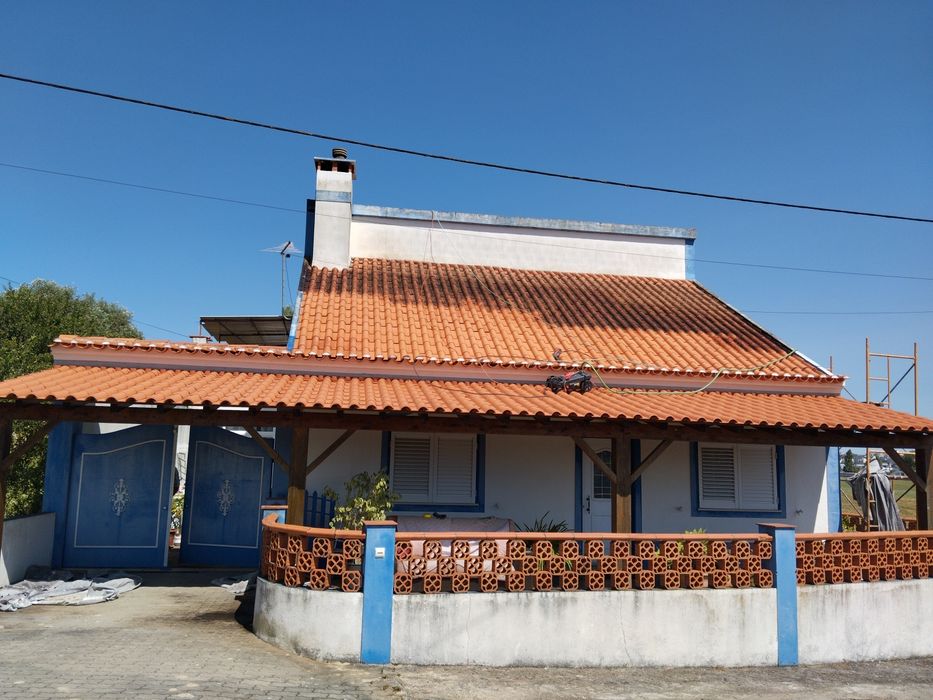 Pintura e lavagem telhados
