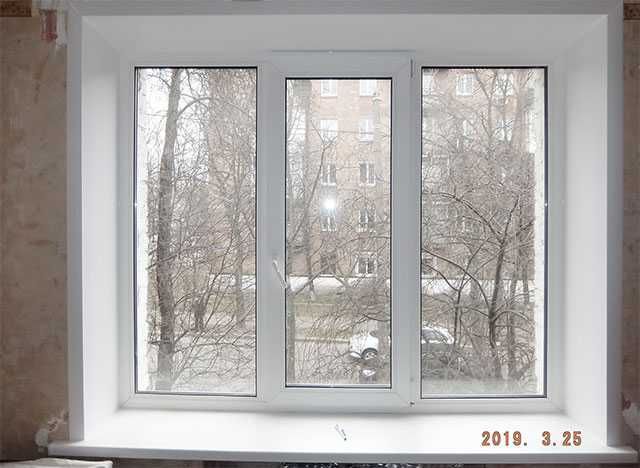 Теплые откосы из сэндвич-панели на окно 1,5х2,2м комплект "Тепловик"