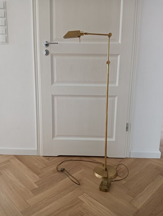 Lampa podłogowa mosiężna