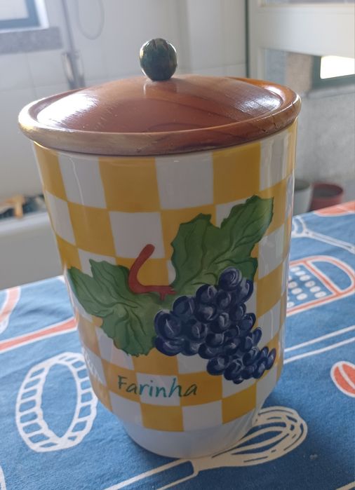 Conjunto de 6 frascos de cozinha