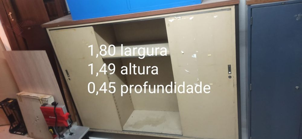 Armário metálico de escritório para garagem