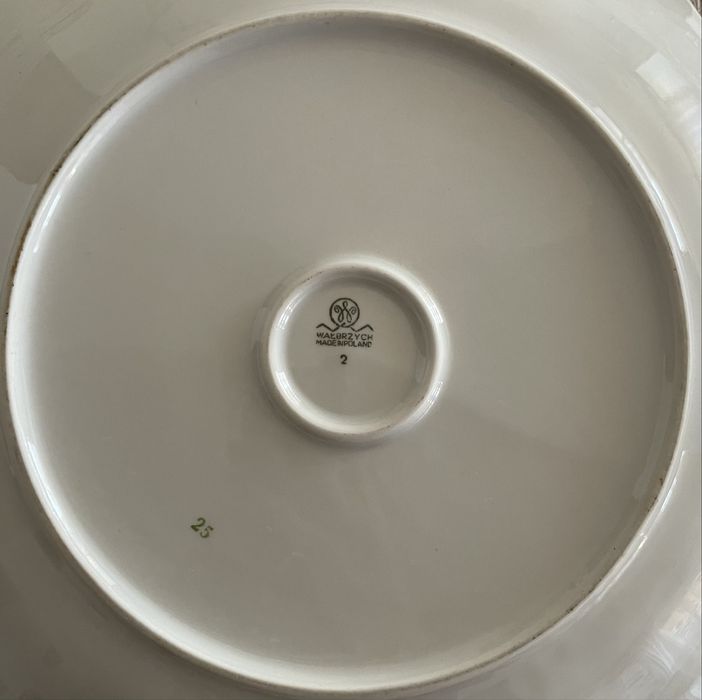 Talerz Porcelanowy Wałbrzych 32cm PZL M18 Dromader