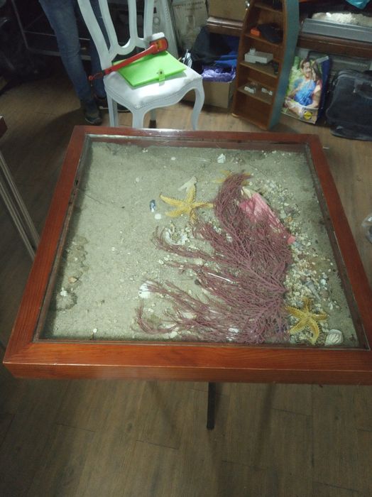 Caldeirão mesa e pés de inox