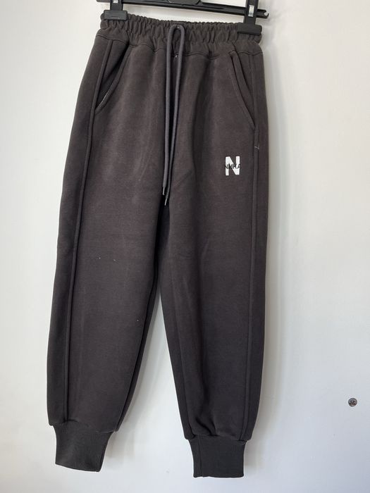 Calças de treino menino 130, cinza escuro