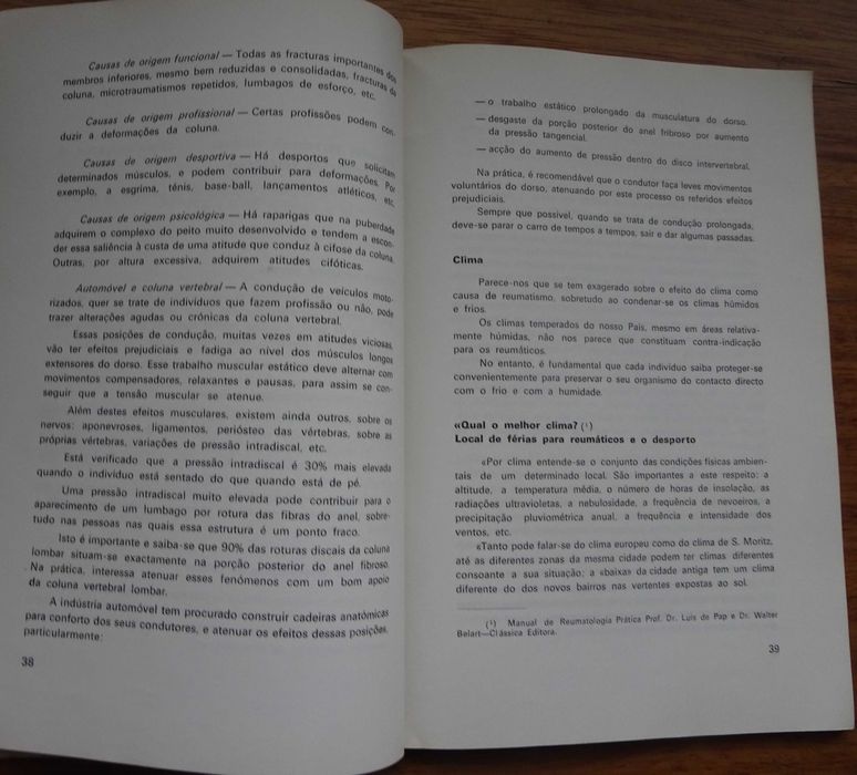 Conselhos Aos Reumáticos