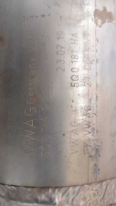 катализатор vw audi skoda Фильтры сажевые (DPF)