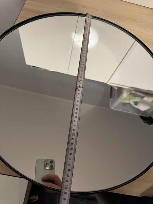 Lustro loft 51 cm okragle