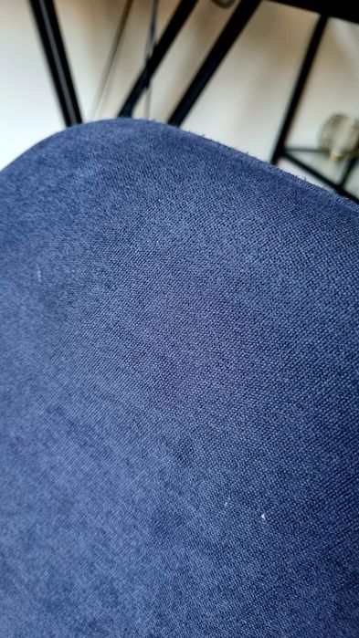 Granatowe krzesło fotel salon jadalnia 6 sztuk